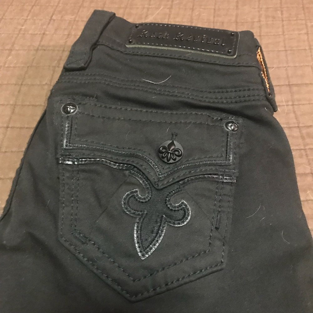 Rock Revival black skinny jean size 27